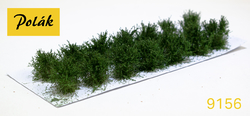 Low bushes - fine leaves - Green aspen 14pcs