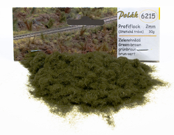 Profiflock 2mm  - Green-brown 30g