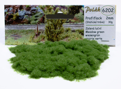 Profiflock 2mm  - Zelená světlá 30g