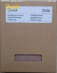 Modelovací hmota - Hnědá tmavá 500g