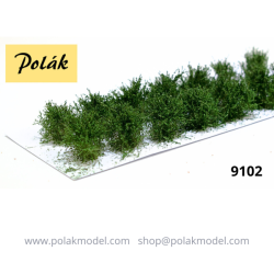 Low bushes - micro leaves - Light green 14pcs