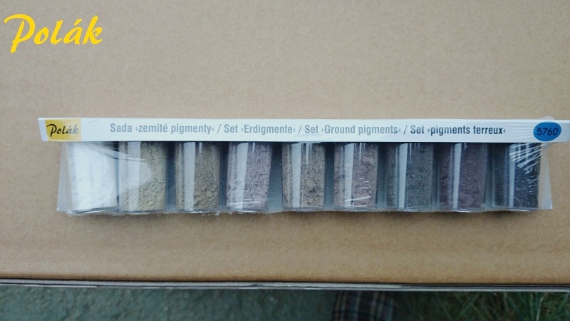 Sada zemitých pigmentů 9x15ml