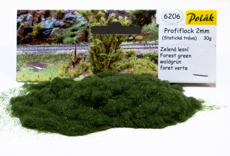 Profiflock 2mm  - Zelená lesní 30g